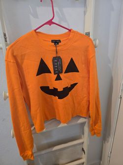 Halloween pumpkin sweater #3