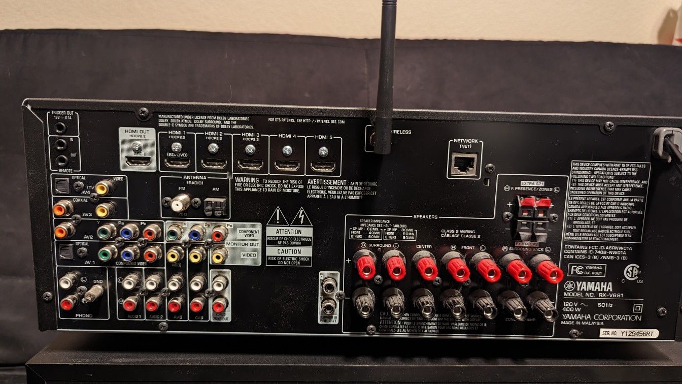 Yamaha Receiver RXV681 for Sale in Rocklin, CA OfferUp