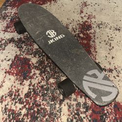 Used Black Jk King Electric Skateboard For Adults 15mph