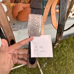 Women's Leather Belt Vaquero Cow Leather