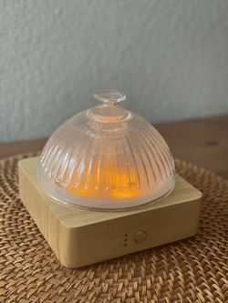 Glass & Wood Essential Oil Diffuser 