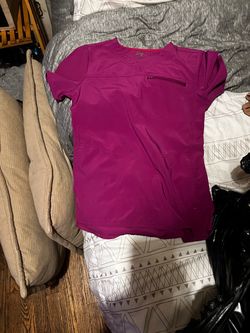 Magenta Medical Scrub Top