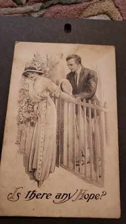 VINTAGE POST CARD 1912, WITH ONE CENT STAMP