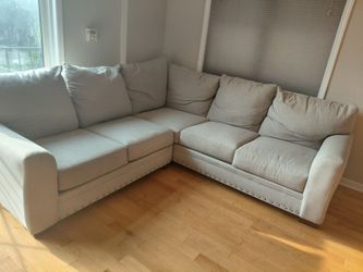 2 piece-L shaped sectional