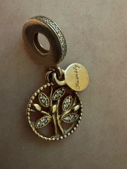 ROSE GOLD FAMILY TREE PANDORA