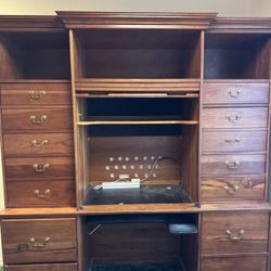 Real Wood Desk . 6’x7’ -Redlands CA