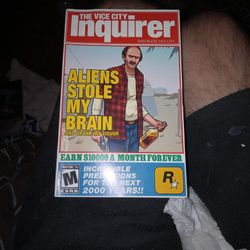 Vice City Stories Booklet/manual ..no Game 