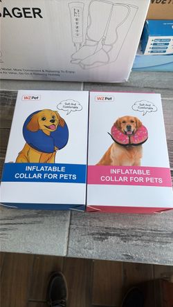 Collar for pets inflatable