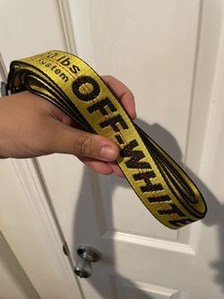 OFF-WHITE Yellow Classic Industrial Belt