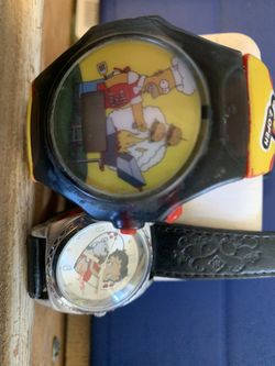 Homer Simpson and Betty Boop watched