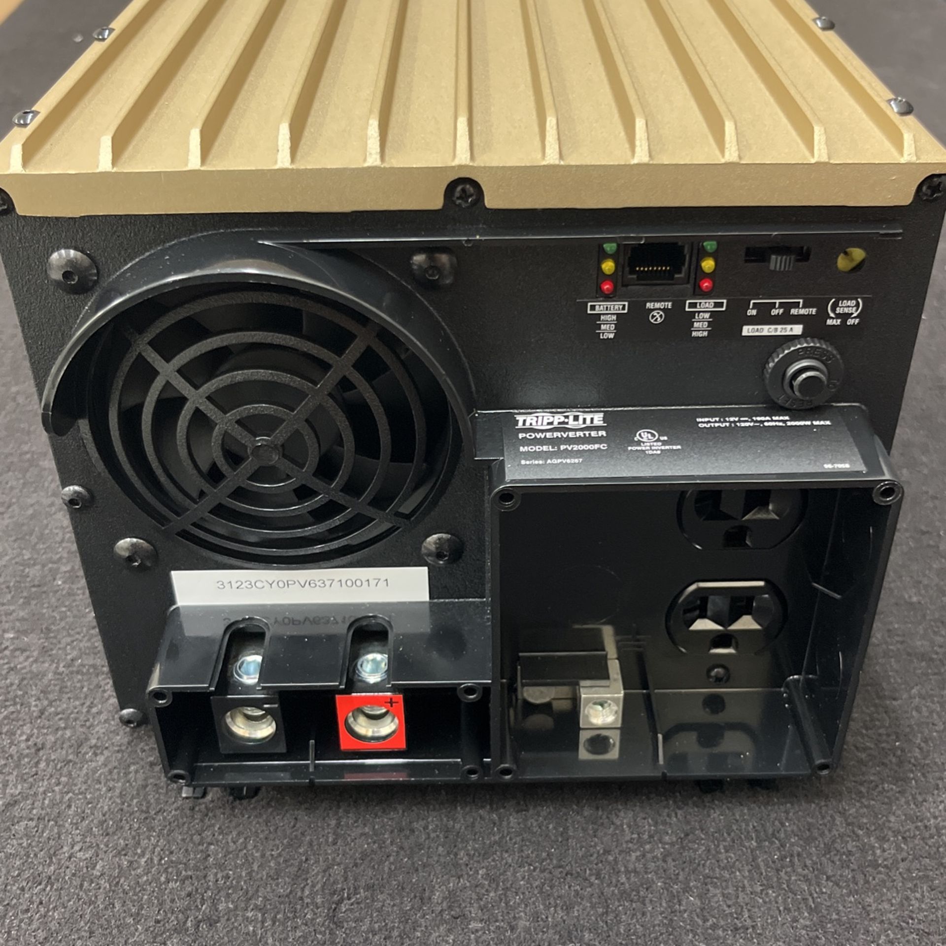 Tripp-Lite DC To AC Power Inverter PV2000FC
