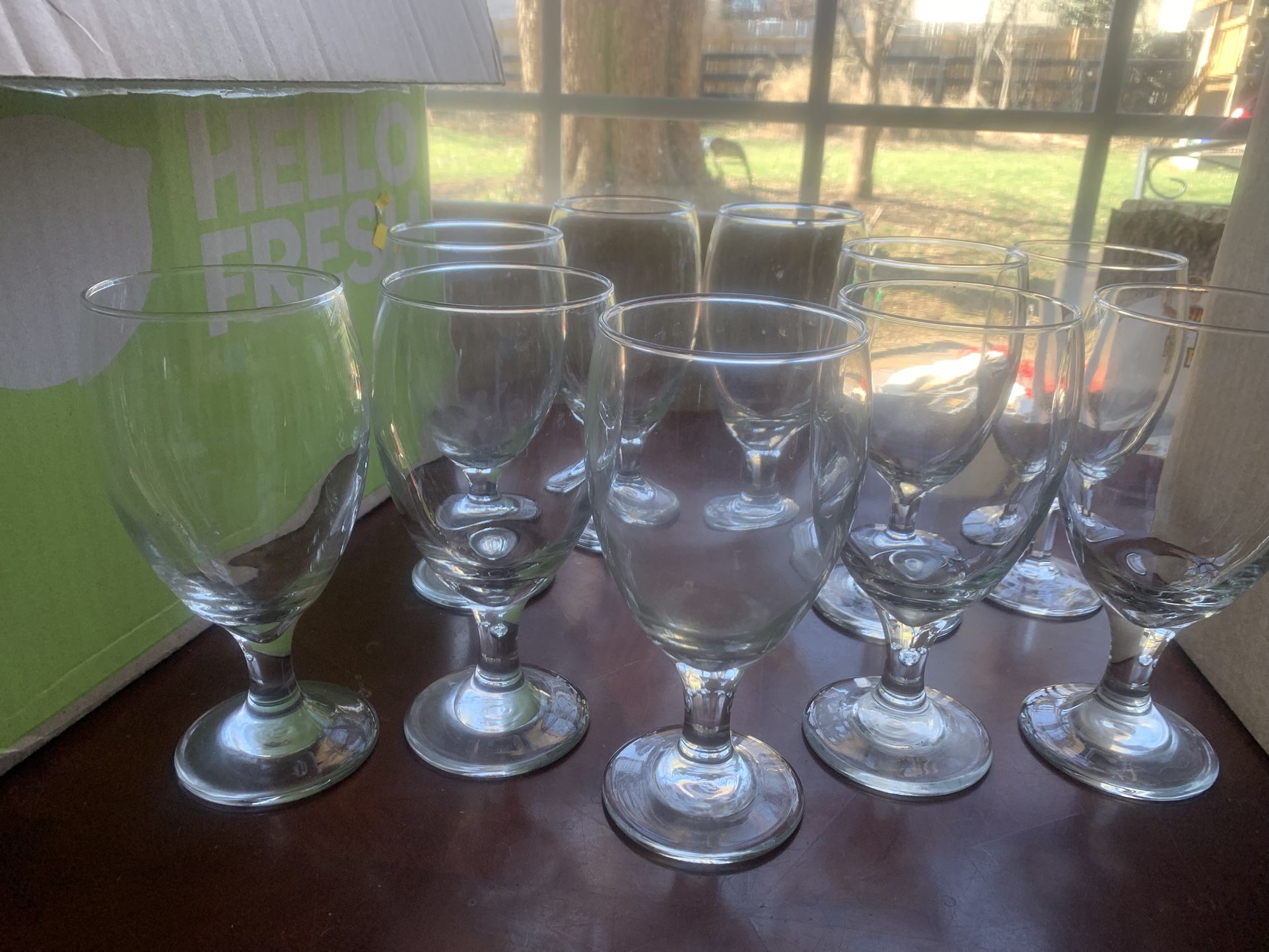 Wedding Water Glasses Stemmed