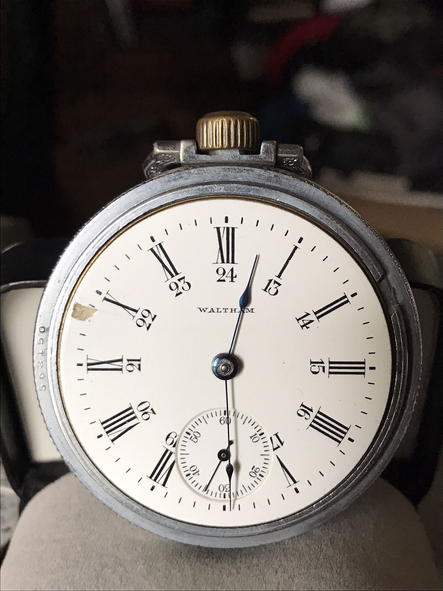 1907 Waltham Manual Wind Pocket Watch