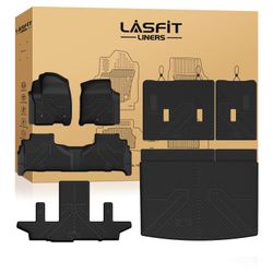 LASFIT Floor Mats For Chevy Suburban/GMC Yukon XL/Escalade ESV 2021-2026