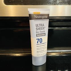 FREE New Neutrogena 70 SPF Sunscreen