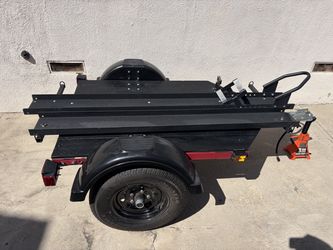 DIY Single Motorcycle Trailer – Upgraded / Titled – $750 OBO
