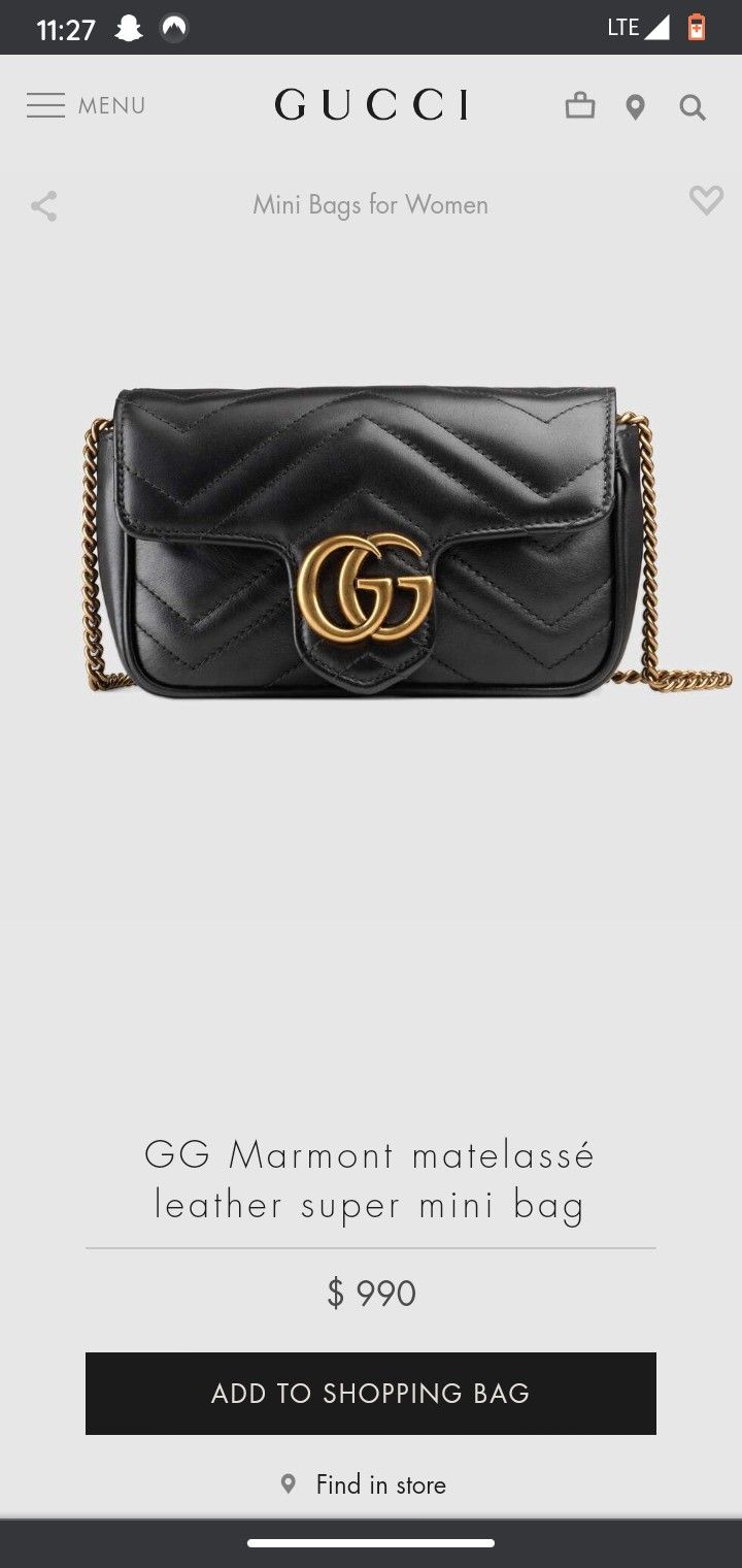 New Gucci Handbag