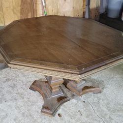 Vintage Quality Solid Wood Dining Kitchen Table