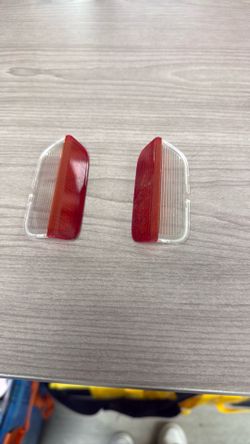 Rear Bumper Reflector Lenses Pair