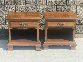 matching mid century end tables