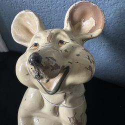 Vintage Mouse Chalkware Sculpture Figurine. MARWAL IND. INC.
