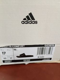 Size 17 Adidas slippers/slides