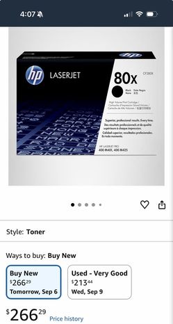 HP Laserjet 80x Toner