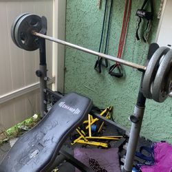 Bench Press With Bar / Weights 