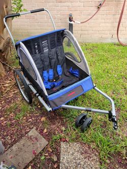 Schwinn Double Kid Jogger Stroller Bicyxle Trailer Taxi