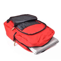 Olympia Aston Notebook Backpack - Fits Up to 15.6" (Red) - BP-2300
