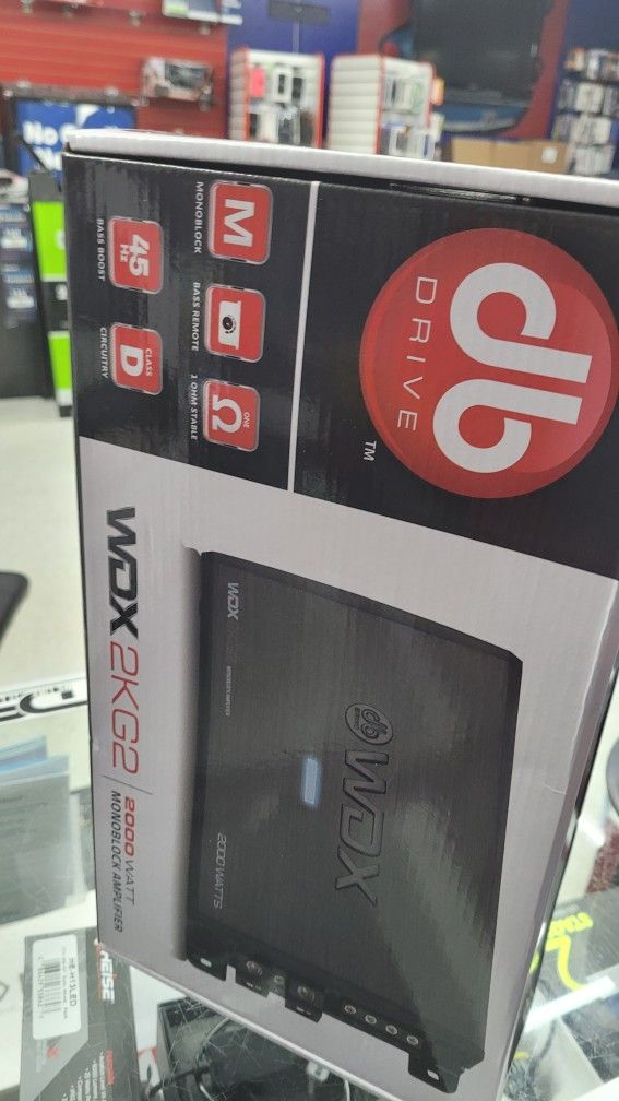New DB Drive WDX 2K Mono Amplifier