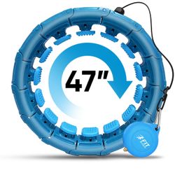 Weighted Hula Hoop  - Blue 47 Inches