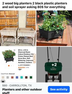 Planters and garden stuff
