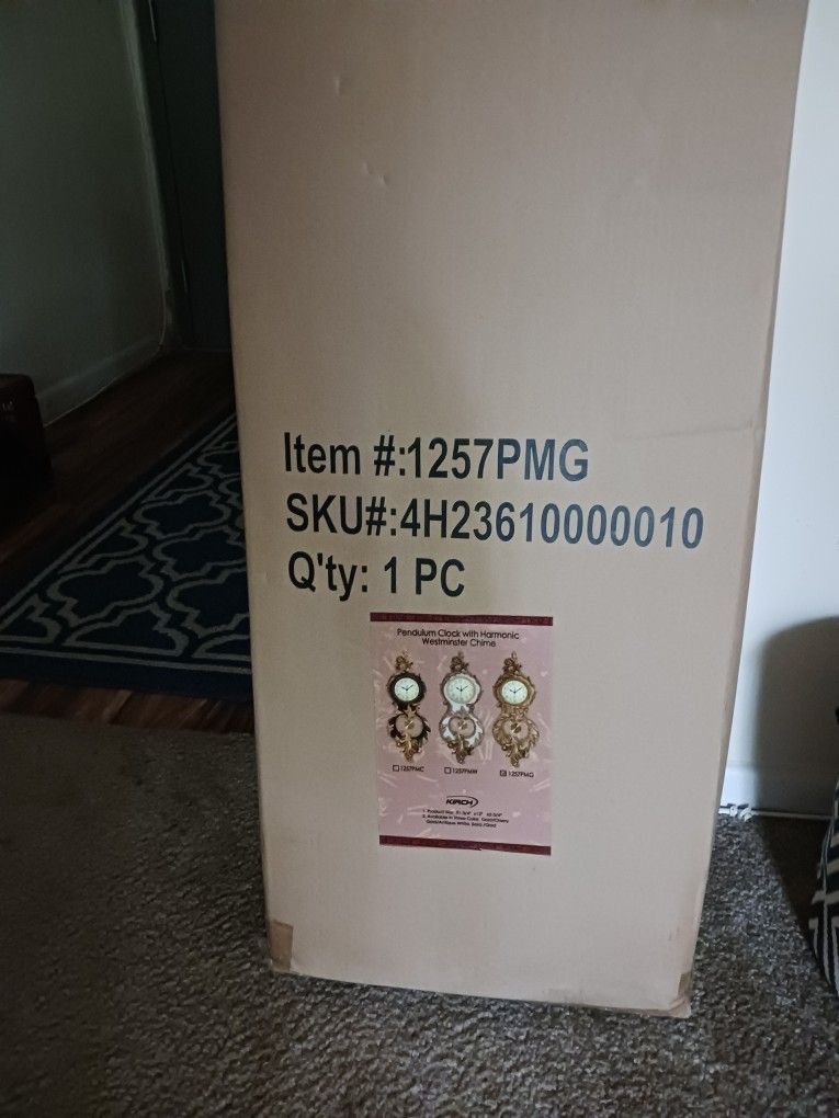 Pendulum Wall Clock With Chime