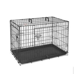 Top paw double door folding crate top
