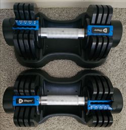 LifePro Adjustable Dumbbells 5-25lbs (Pair)