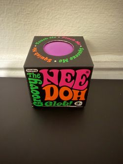Needoh Teenie Single - Sensory Squeeze Toy - Mini Groovy Glob - Purple