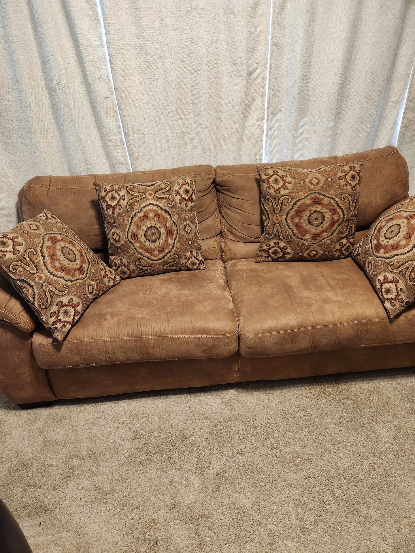 One Couch & One Love Seat Plus Recline Chair