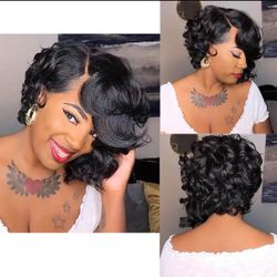 Lushella Beauty BeiSDWig Short Curly Bob Wig