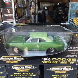Diecast 69’ Dodge Super Bee “Mod Top” 1/18 1:18… 500 Cars And Trucks On My Page!!!