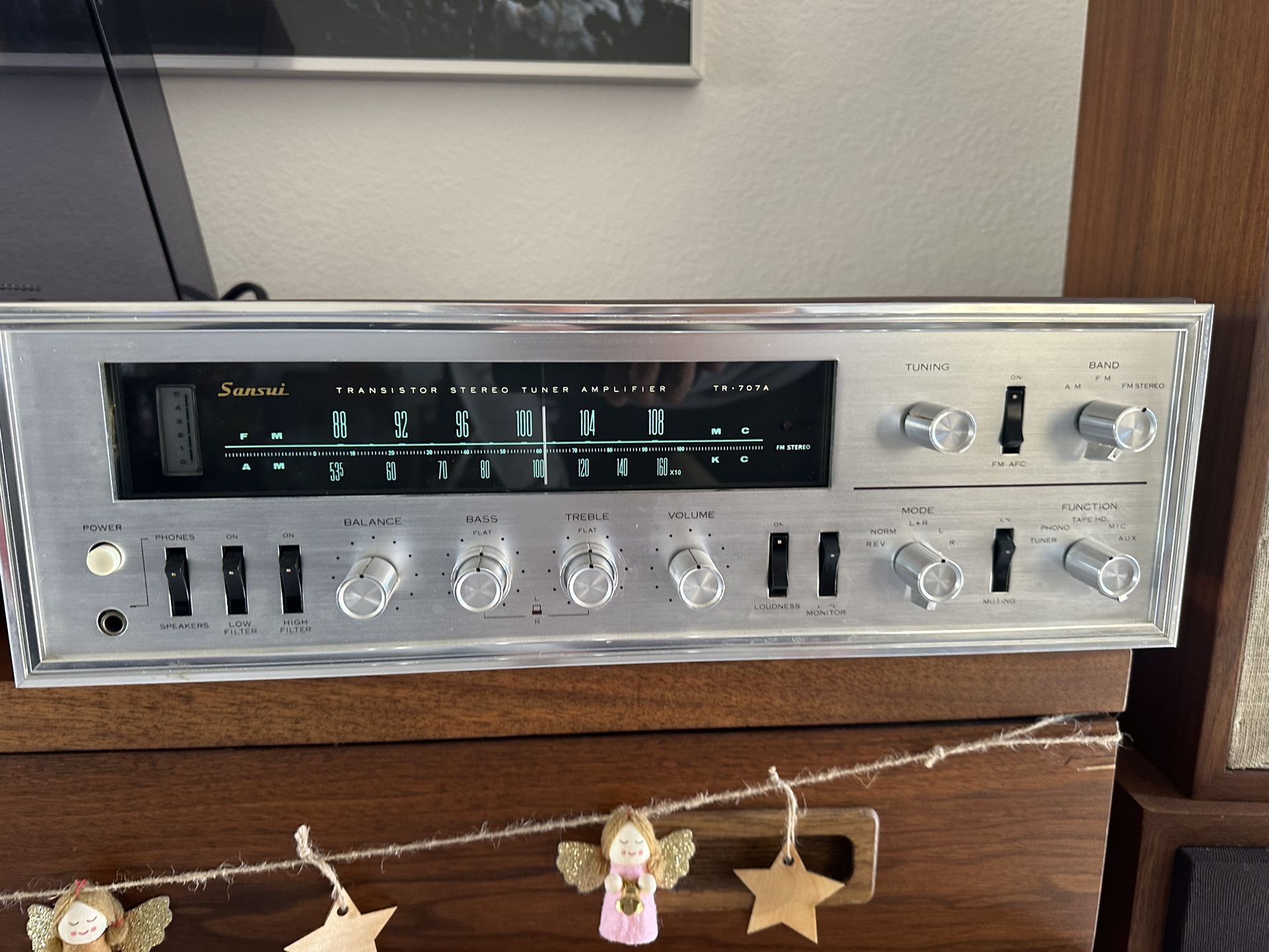 Vintage 1967 Sansui TR707a Receiver 
