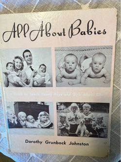 Vintage 1962 Book ‘All About Babies’