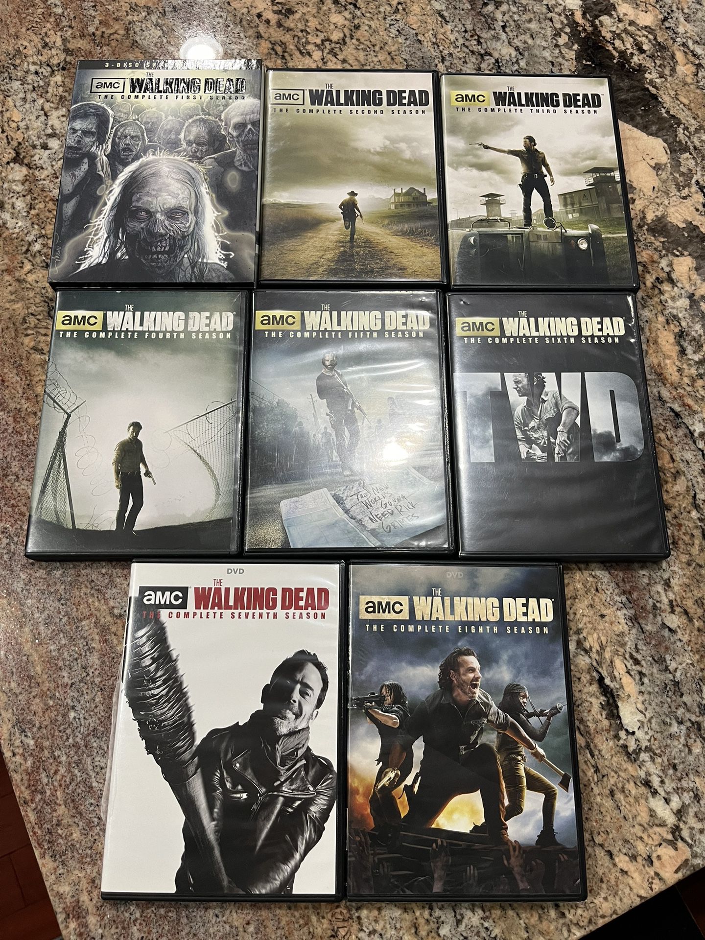 The Walking Dead Seasons 1-8 DVD 