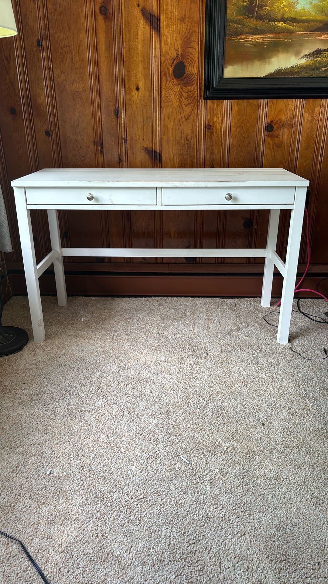 Desk - White, Wood