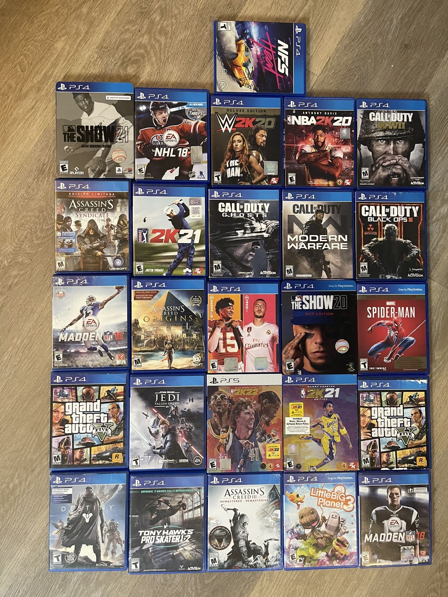 Xbox One Ps4 And Ps5 Many Game Some New In The Package