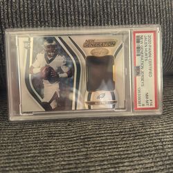Jalen Hurts psa 8 patch card