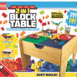 2 In 1 Block Table With White Board New In The Box 