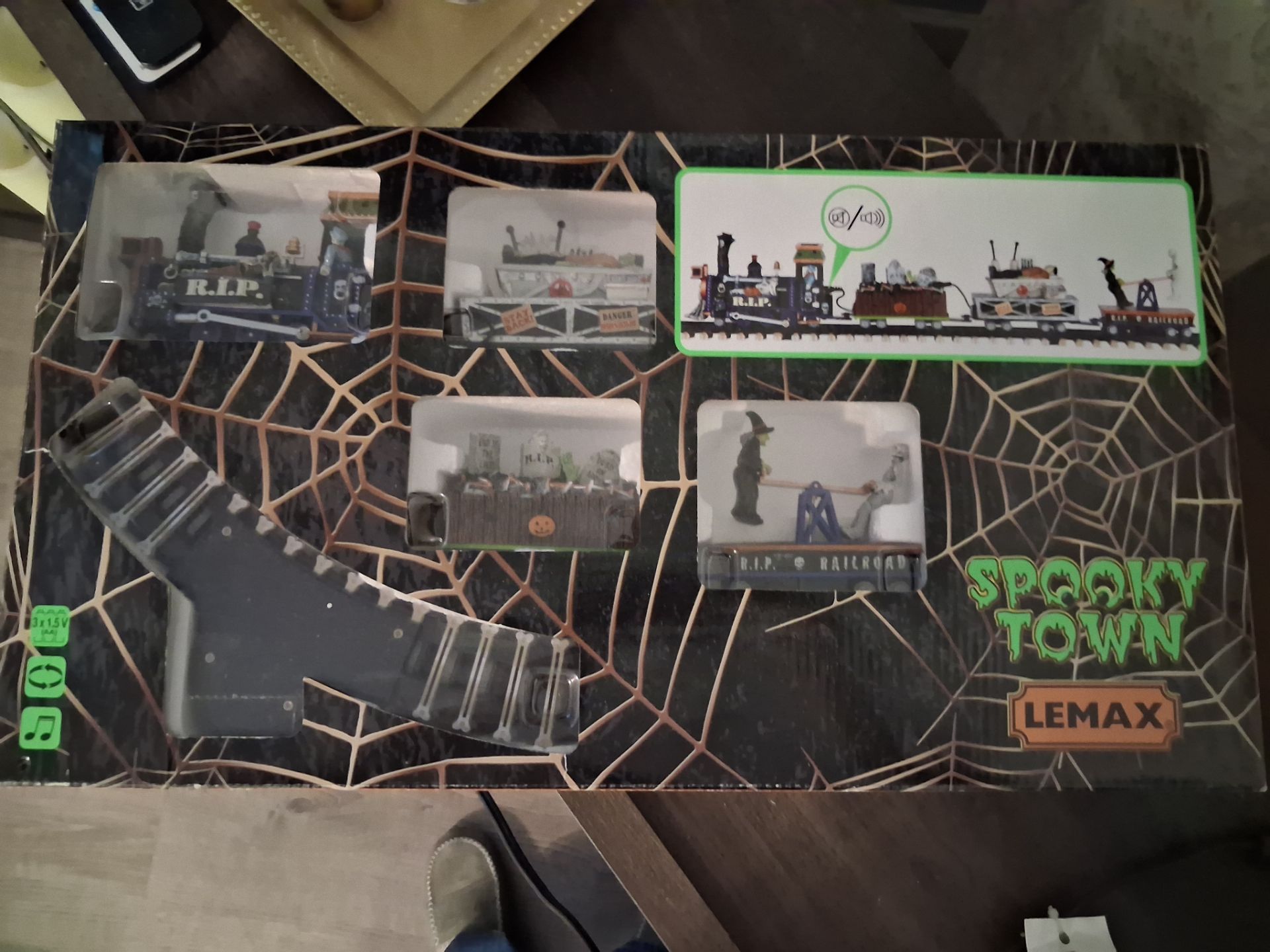 Spooky town train