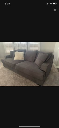 Beautiful new gray couch!