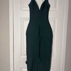 Meshki Gia Bondage Dress In Teal